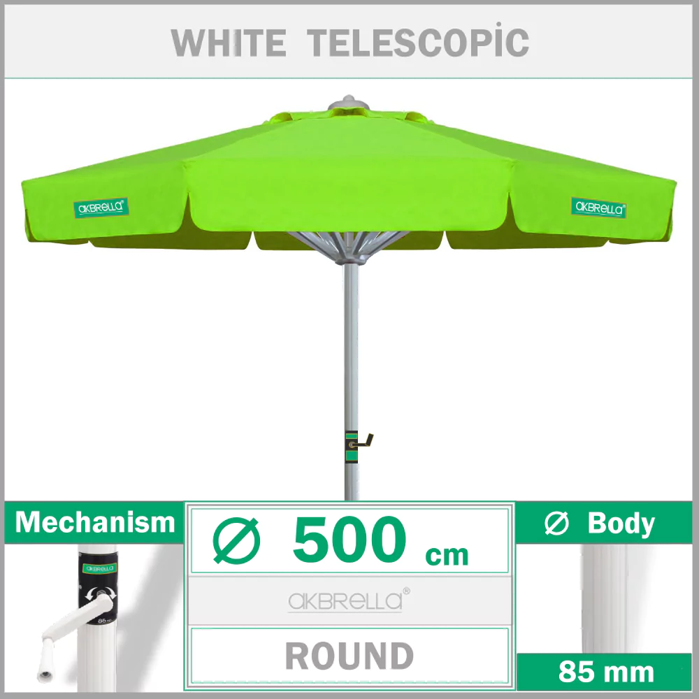 Чадър за кафене 500 cm кръг