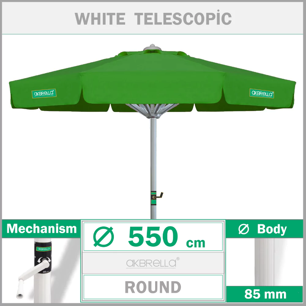 Чадър за кафене 550 cm кръг