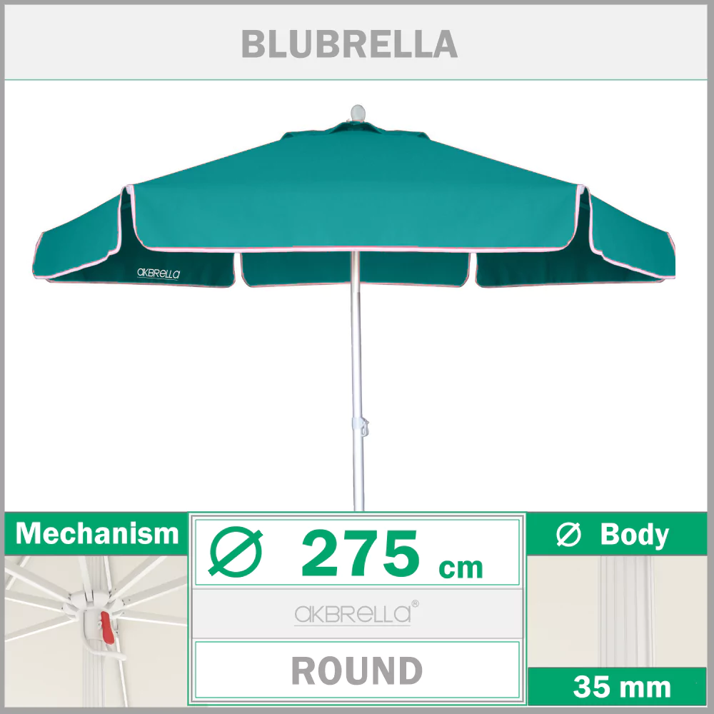 Чадър за басейн ø 275 cm Brubella