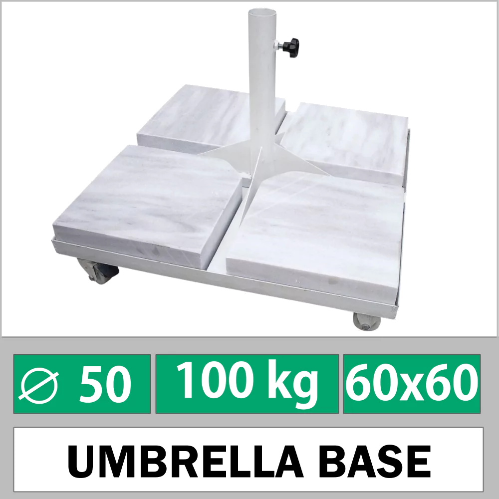 Основа за градински чадър 100 kg