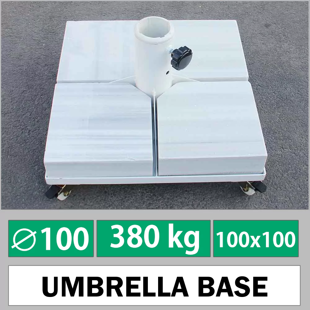 Основа за градински чадър 380 kg