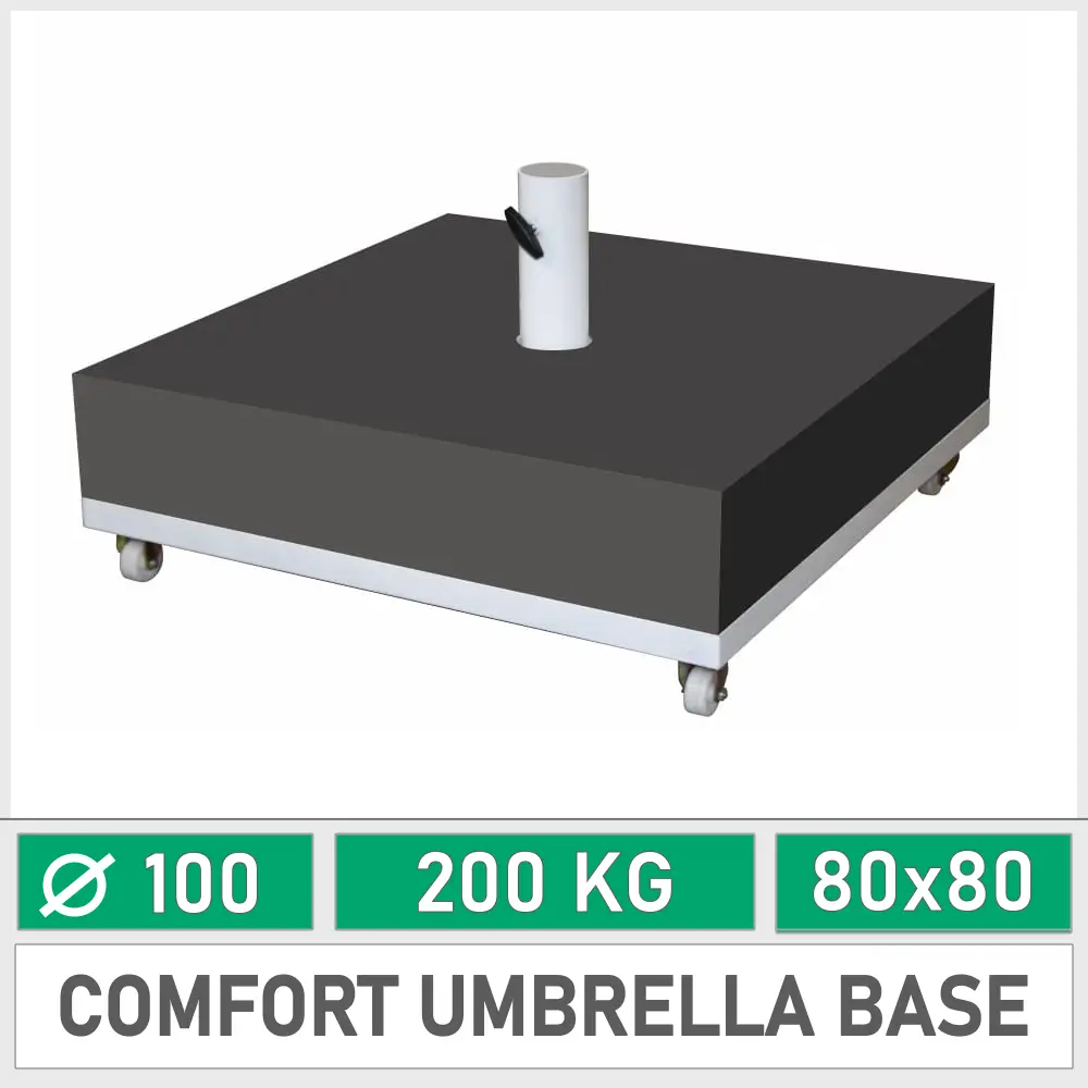 Основа за градински чадър 200 kg