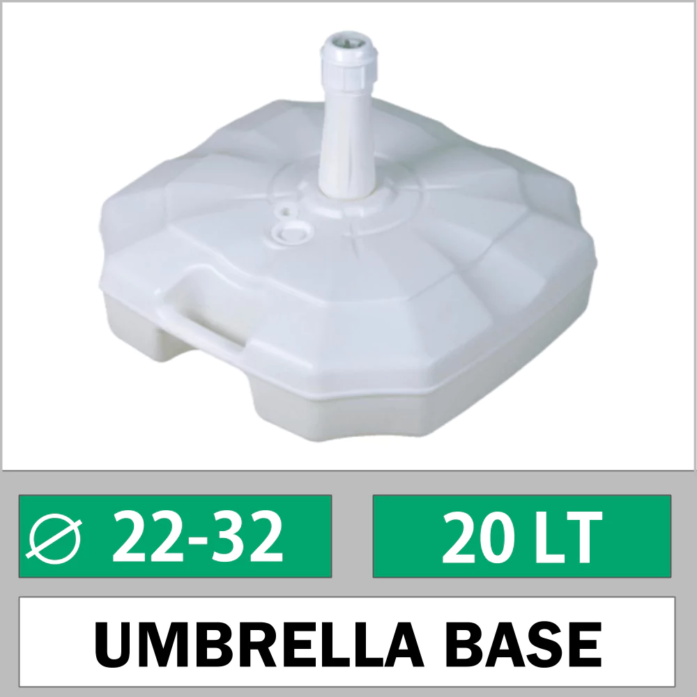 Garden umbrella base 20 LT