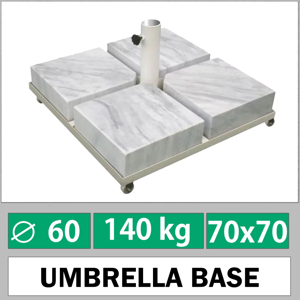 Garden umbrella base 140 kg