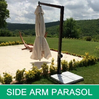 side arm parasol