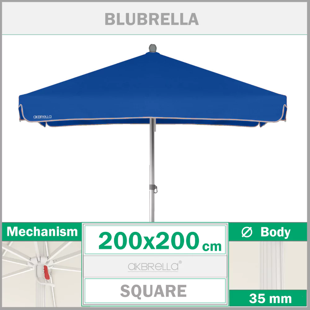 აუზის ქოლგა 200x200 cm Brubella