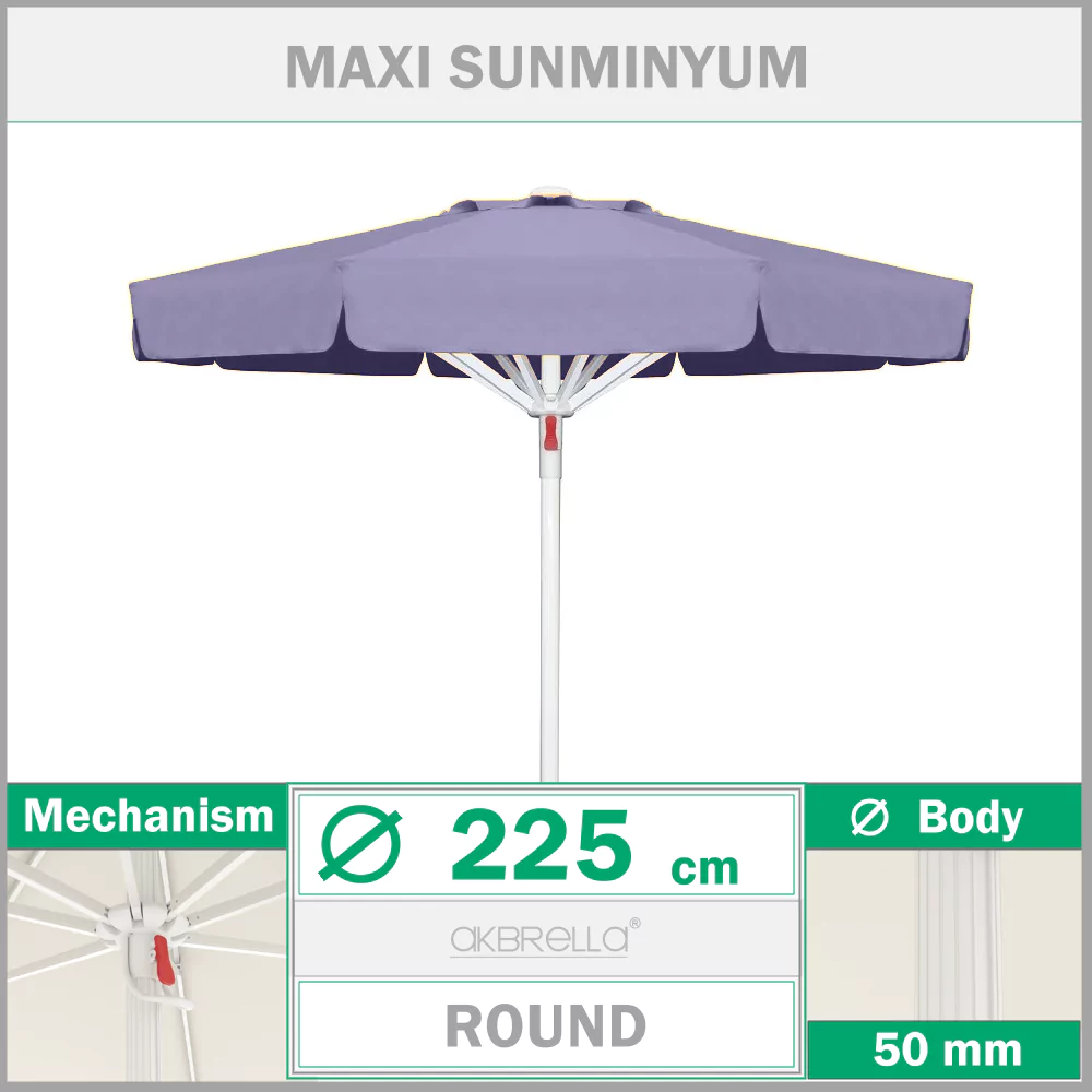 აუზის ქოლგა ø 225 Sunminyum Maxi