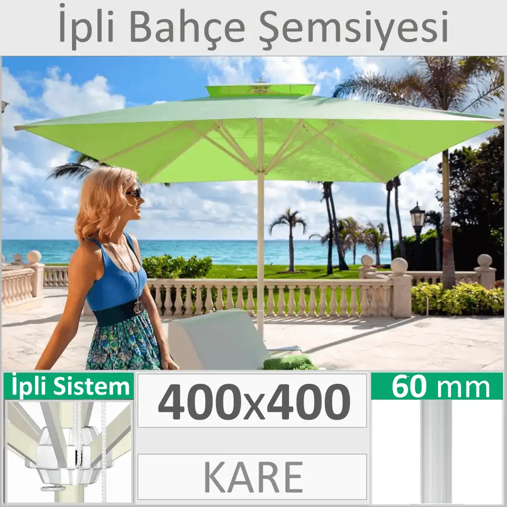 400x400 Maxi Bond bahçe şemsiyesi