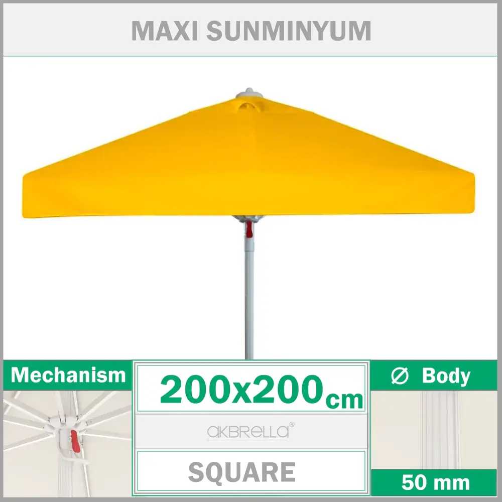 Havuz şemsiyesi 00x200 Sunminyum Maxi