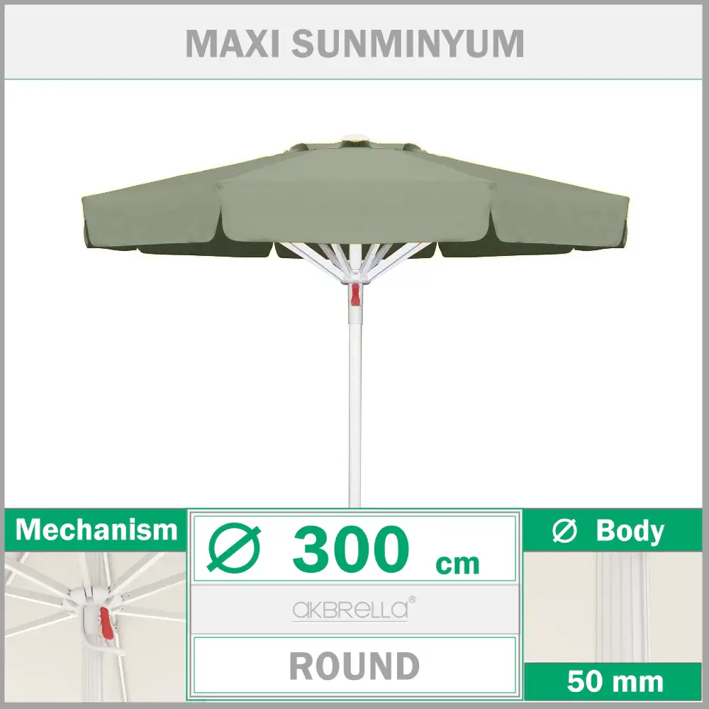 Havuz şemsiyesi ø 300 Sunminyum Maxi