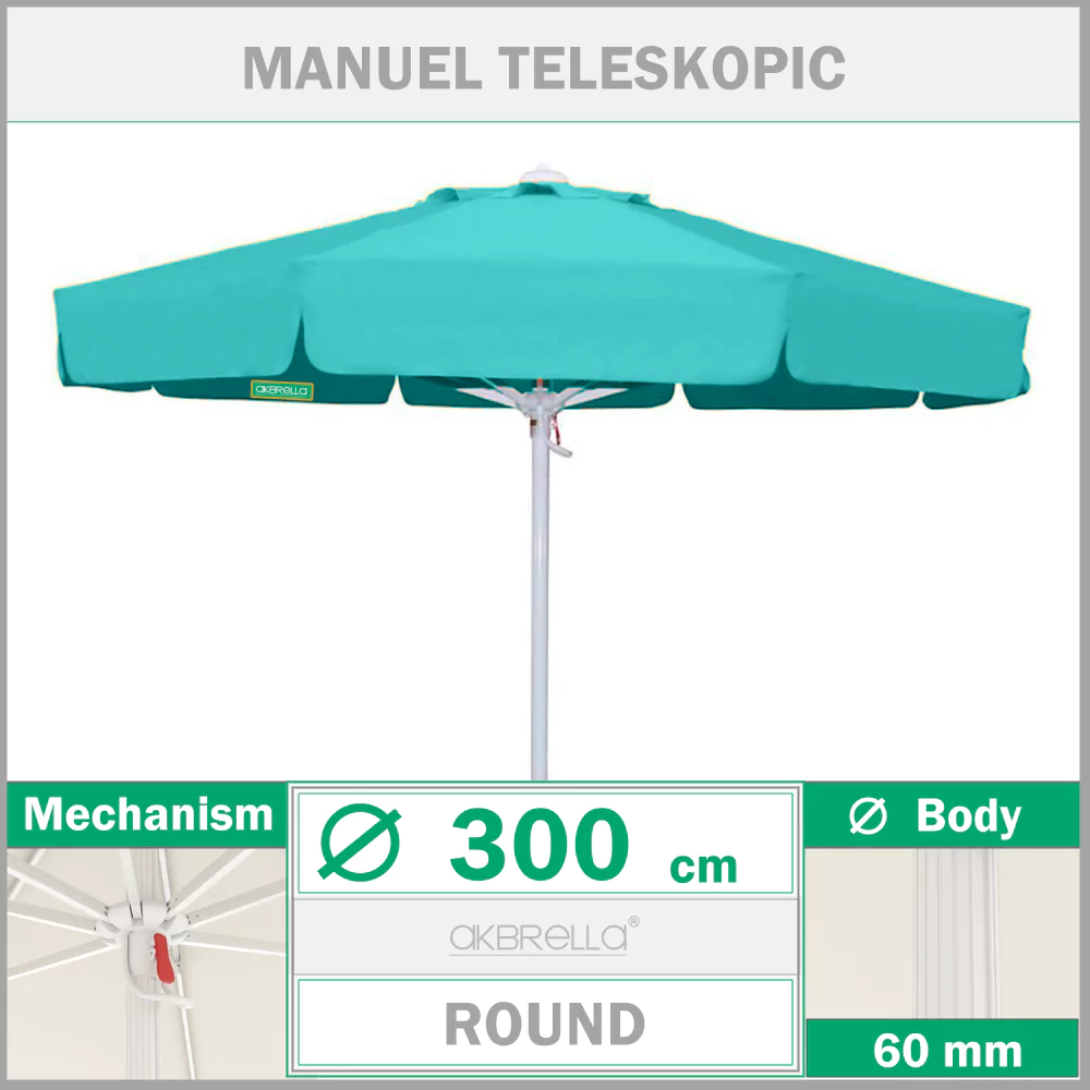 Umbrelă de cafenea 300 cm