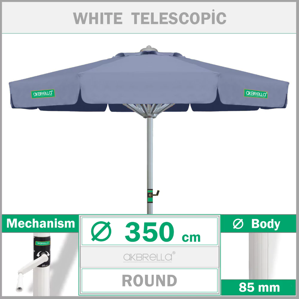 Umbrelă de cafenea 350 cm