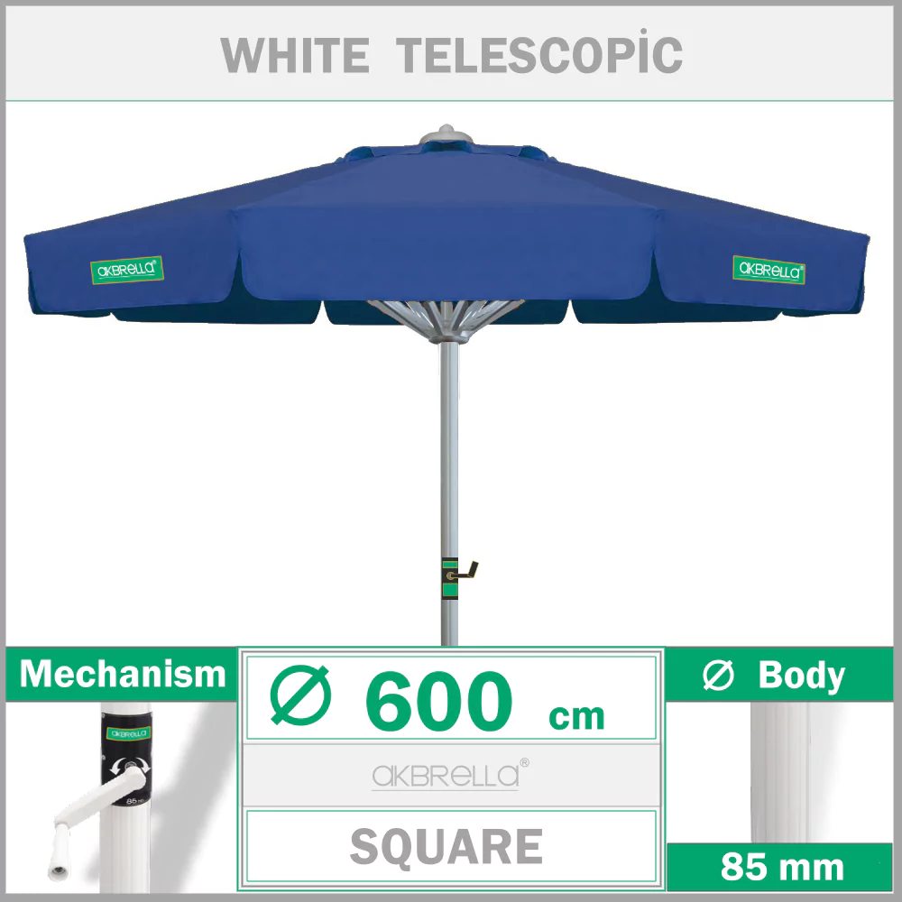 Umbrelă de cafenea 600 cm