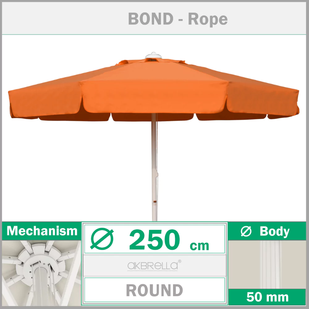 Umbrelă de piscină ø 250 cm Bond İplİ