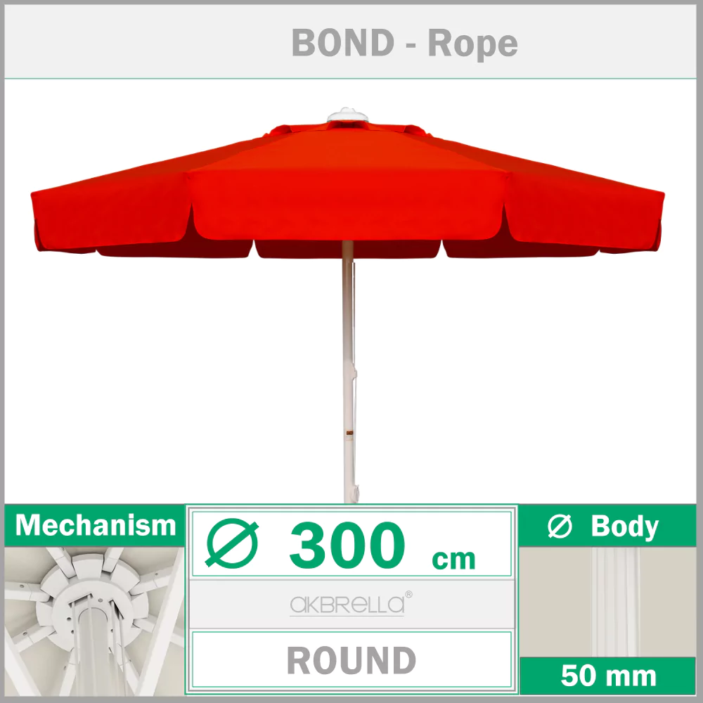 Umbrelă de piscină ø 300 cm Bond İplİ