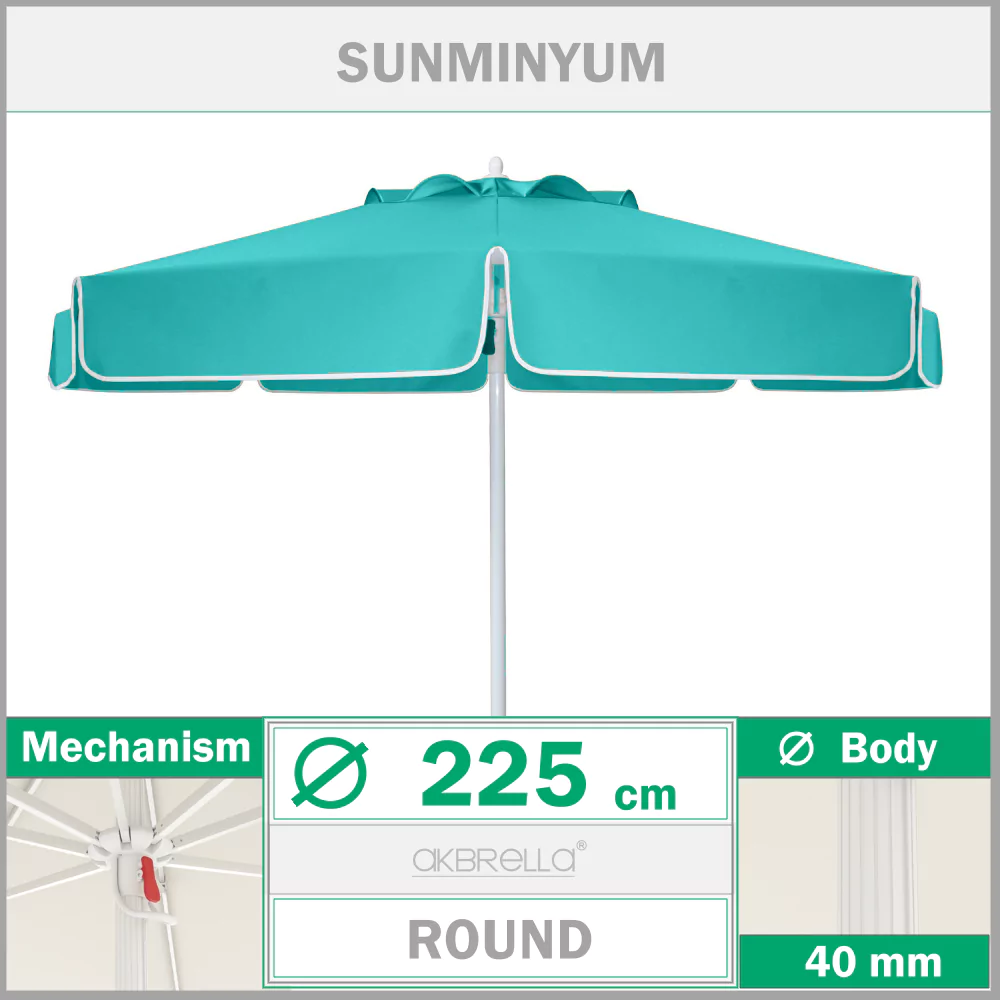 Umbrelă de piscină ø 225 cm Sunminyum