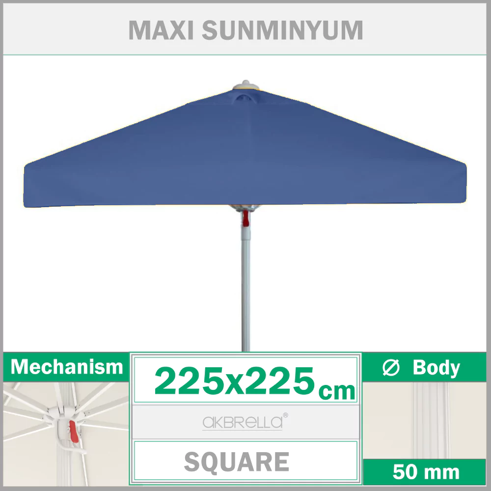Umbrelă de piscină 225x225 Sunminyum Maxi