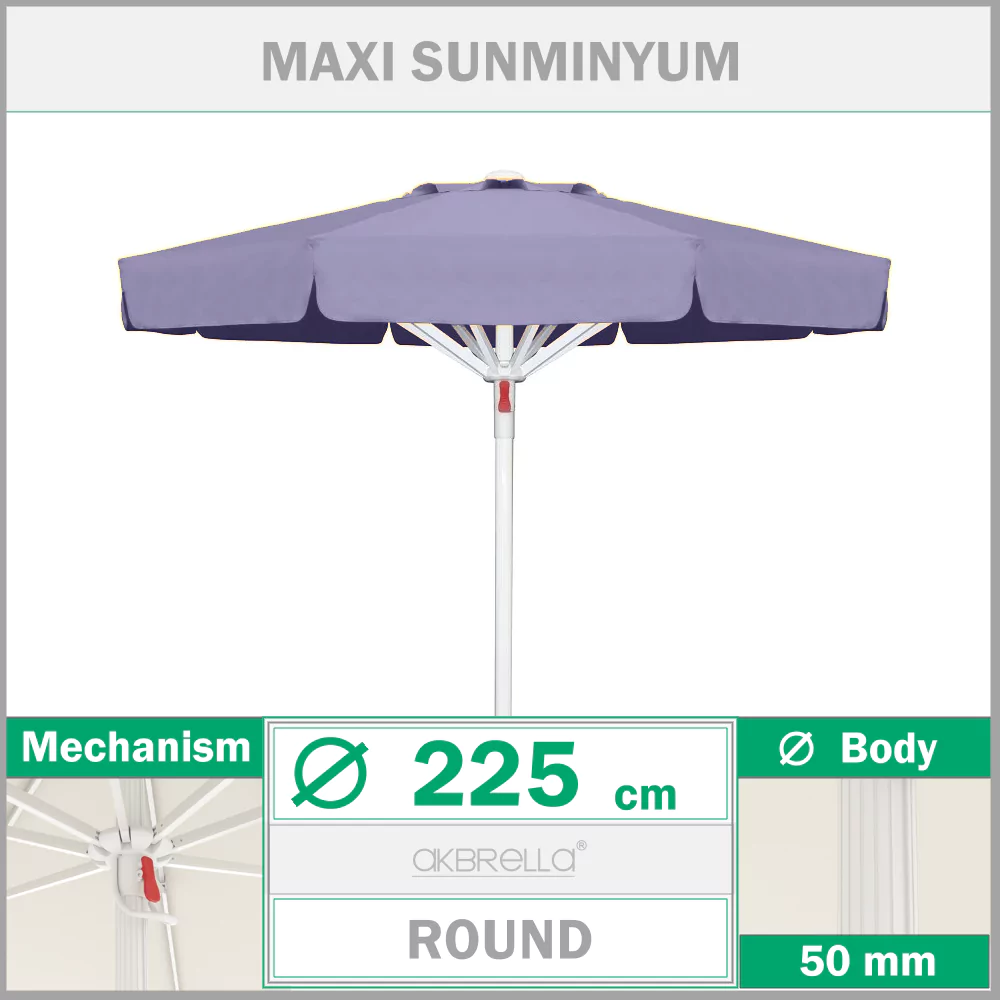 Umbrelă de piscină ø 225 Sunminyum Maxi