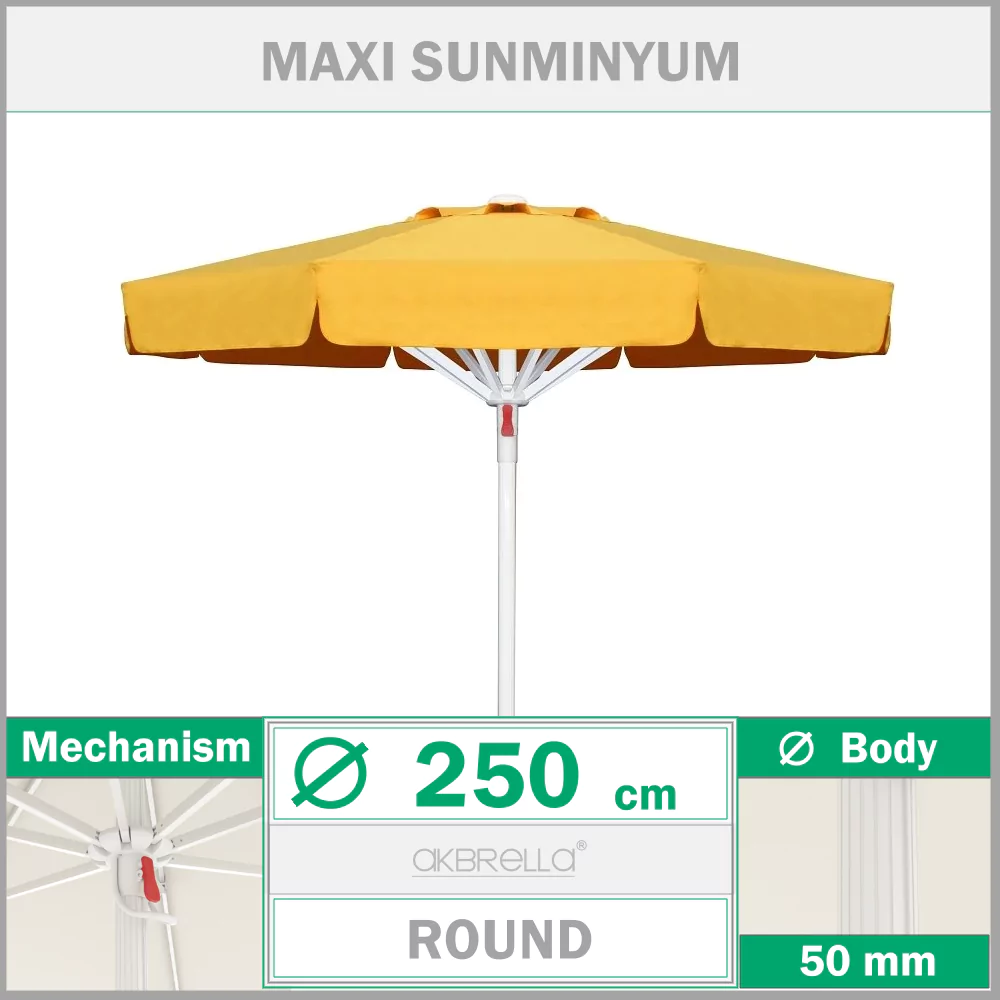 Umbrelă de piscină ø 250 Sunminyum Maxi