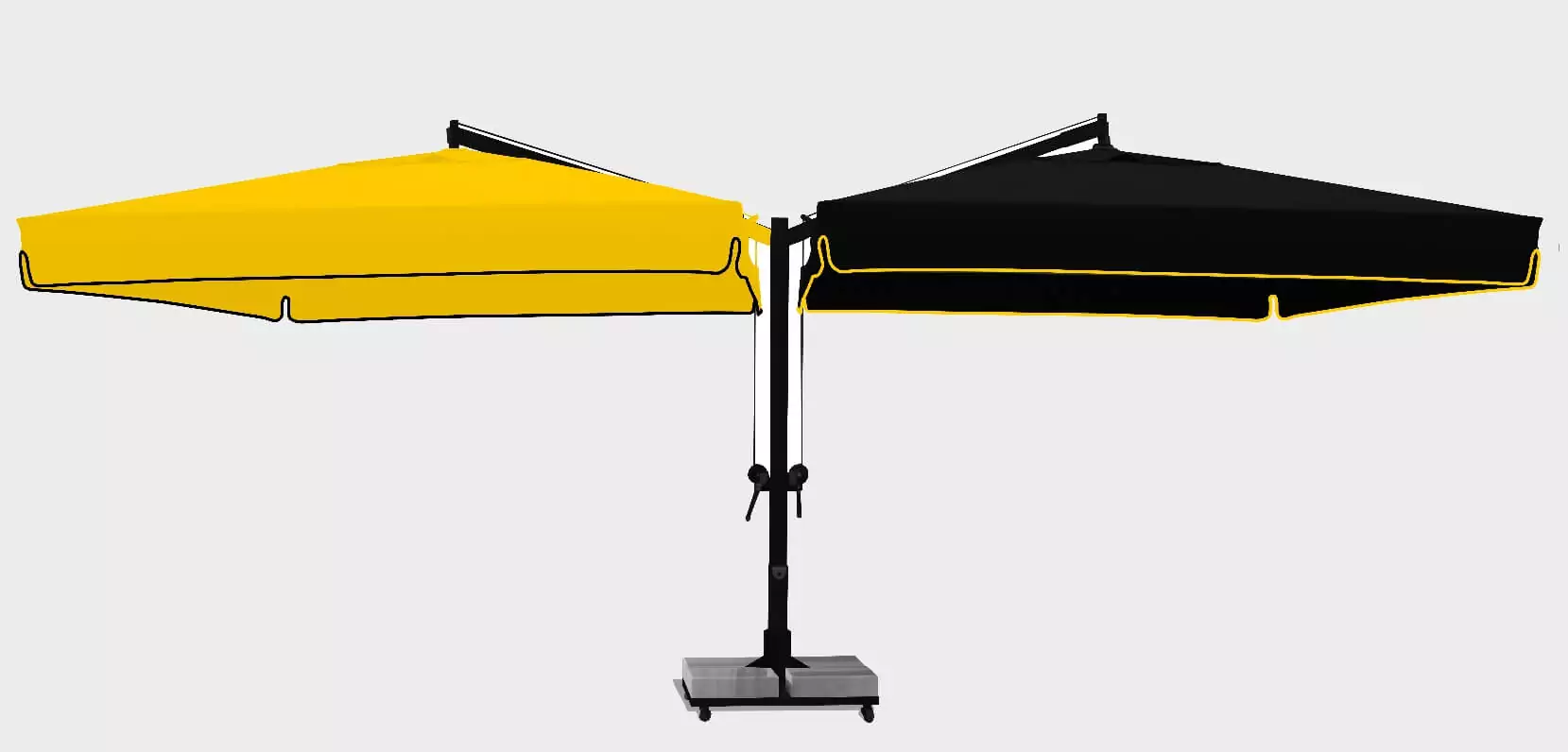 Double arm parasol 1